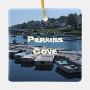 Ornement En Céramique Perkins Cove À Ogunquit, Maine