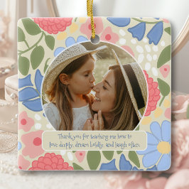 Ornement En Céramique Personalized Mother-Daughter Keepsake Ornament 