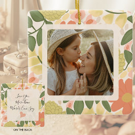 Ornement En Céramique Personalized Mother-Daughter Ornament 