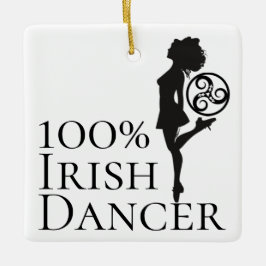 Ornement En Céramique Personnalisé 100% danseur irlandais dur chaussures