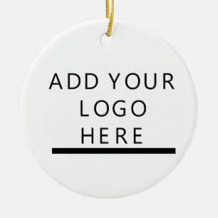 Ornement En Céramique Personnaliser - conception - ajoutez votre logo