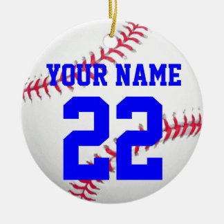 Ornement En Céramique Personnalisez-le, base-ball