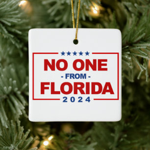Ornement En Céramique Personne de Floride 2024
