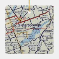Peterborough ON Carte Vintage