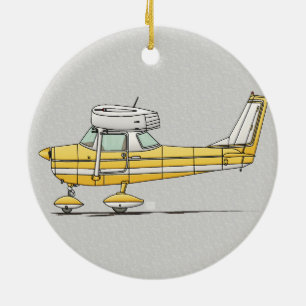 Ornement En Céramique Petit avion mignon