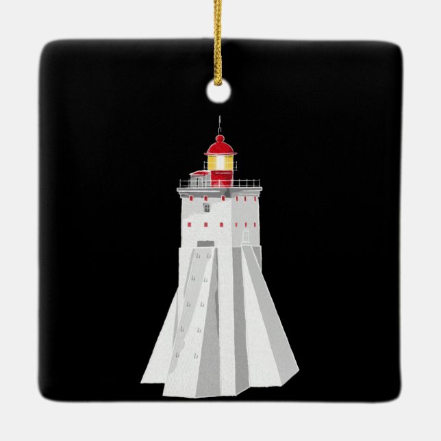 Ornement En Céramique Phare de Kopu (Dos)