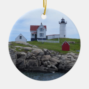 Ornement En Céramique Phare de protubérance - Maine