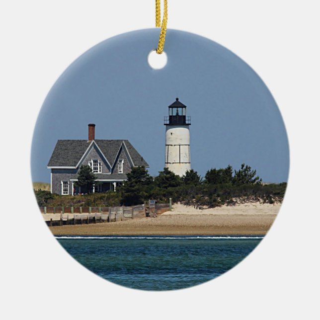 Ornement En Céramique Phare Sandy Neck (Devant)