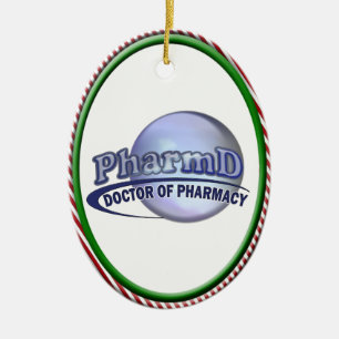 Ornement En Céramique PharmD LOGO - DOCTOR OF PHARMACY