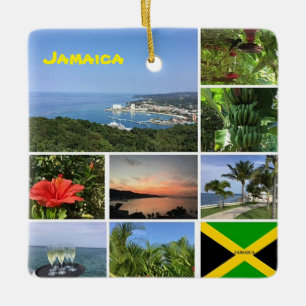 Ornement En Céramique Photo Collage de Jamaïque