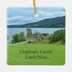 Ornement En Céramique Photo de paysage de Loch Ness Ecosse de château