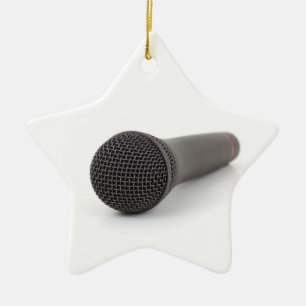 Ornement En Céramique Photo Microphone