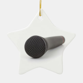 Ornement En Céramique Photo Microphone