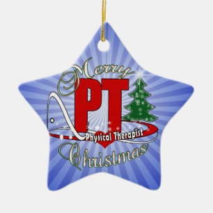 Ornement En Céramique Physiothérapeute de pinte de NOËL