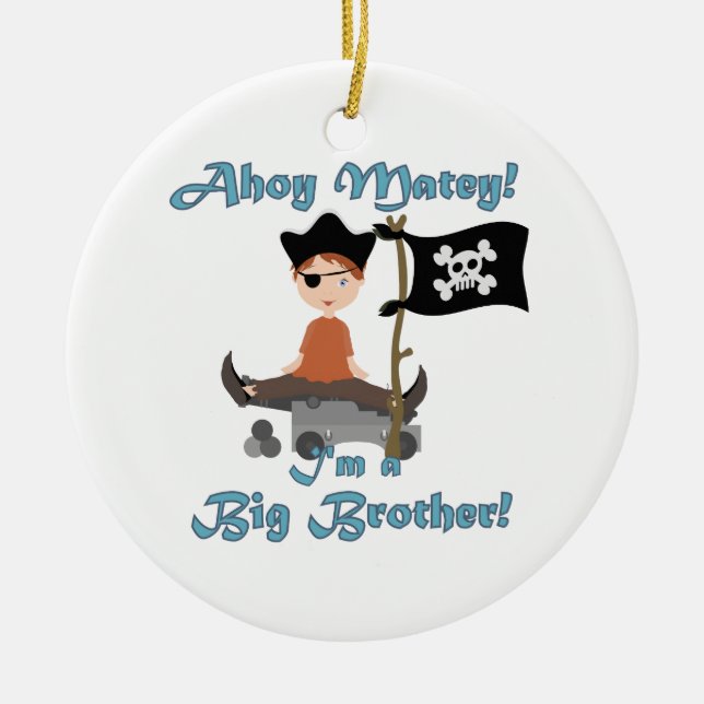 Ornement En Céramique Pirate Big Brother (Devant)