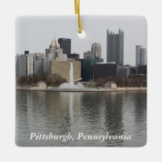 Ornement En Céramique Pittsburgh, Pennsylvanie