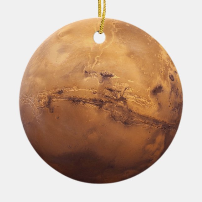 Ornement En Céramique Planète rouge Mars (Devant)