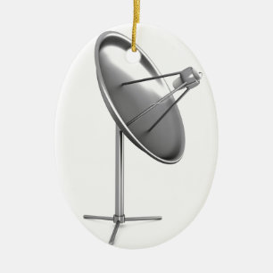 Ornement En Céramique Plat de Satelite