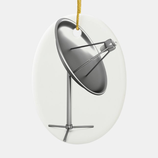 Ornement En Céramique Plat de Satelite (Devant)