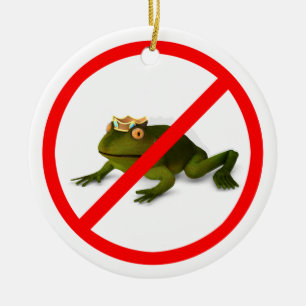 Ornement En Céramique Plus de grenouilles !