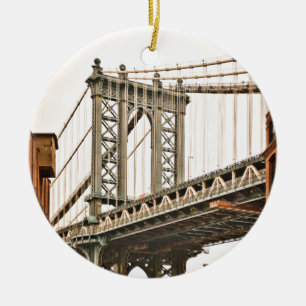 Ornement En Céramique Pont de Brooklyn