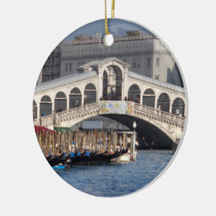 Ornement En Céramique Pont du Rialto Venise Italie