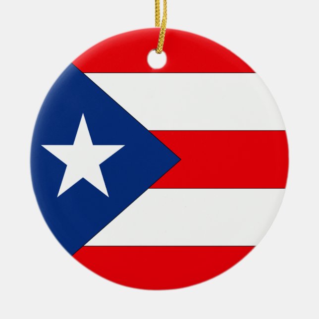 Ornement En Céramique Porto Rico (Devant)
