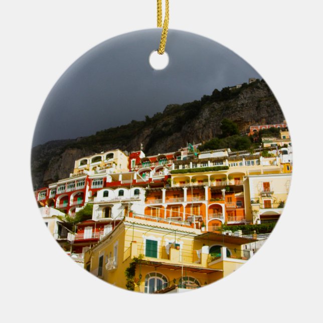 Ornement En Céramique Positano, Italie (Devant)