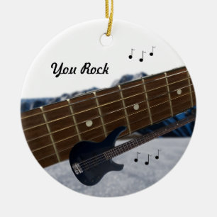 Ornement en céramique pour guitare de rock