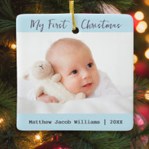 Premier Noël de Bébé Cadeau Personnalisé
