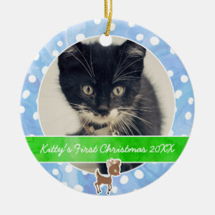 Ornement En Céramique Premier Noël Rudolph de Kitty