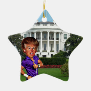 Ornement En Céramique président donald trump