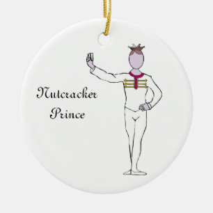 Ornement En Céramique Prince Keepsake Ornament de casse-noix