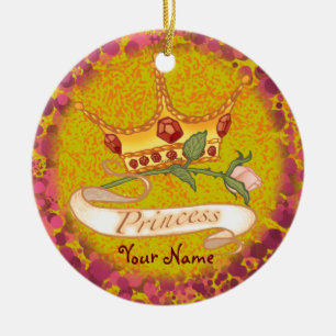 Ornement En Céramique Princess Crown