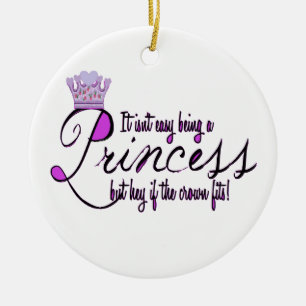 Ornement En Céramique Princesse