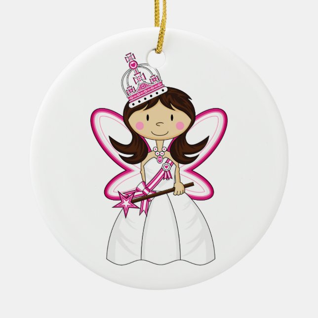 Ornement En Céramique Princesse royale mignonne Ornament (Devant)