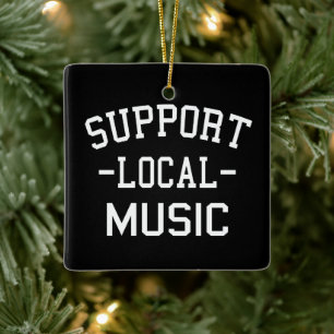 Ornement En Céramique Prise en charge de la musique locale