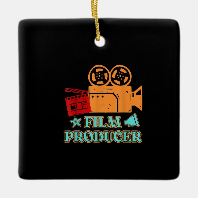 Ornement En Céramique Producteur cinématographique Réalisateur cinématog (Devant)