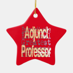 Ornement En Céramique Professeur auxiliaire Extraordinaire