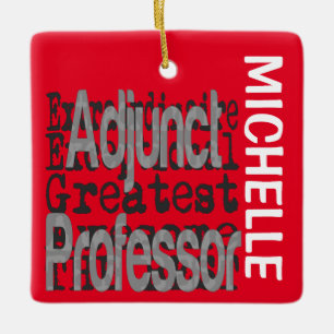 Ornement En Céramique Professeur auxiliaire Extraordinaire PERSONNALISÉ