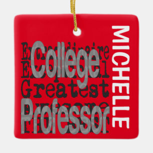 Ornement En Céramique Professeur universitaire Extraordinaire CUSTOM