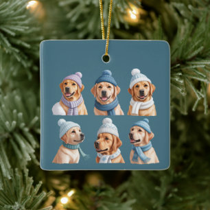 Ornement En Céramique Propriétaire de chiens amateur de Golden Retriever