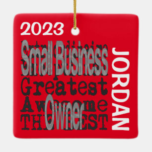 Ornement En Céramique Propriétaire de petite entreprise Extraordinaire P