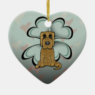 Ornement en céramique Puppy Love