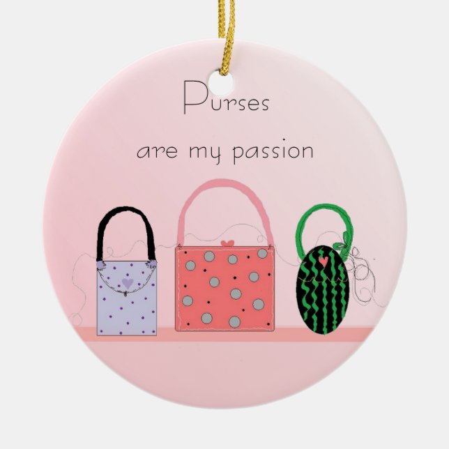 Ornement En Céramique Purge - Ma passion (Devant)
