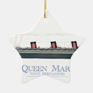 Ornement En Céramique Queen Mary 1936 1