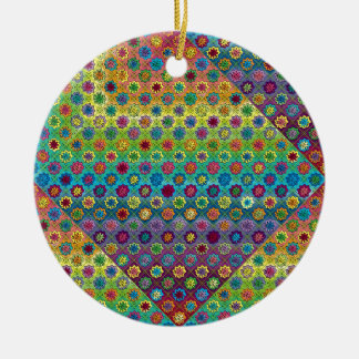 Ornement En Céramique Quilty comme chargé