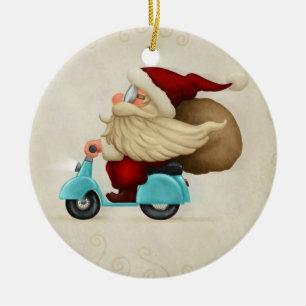 Ornement En Céramique Rapide Père Noël