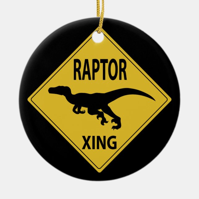 Ornement En Céramique Raptor Xing (Devant)
