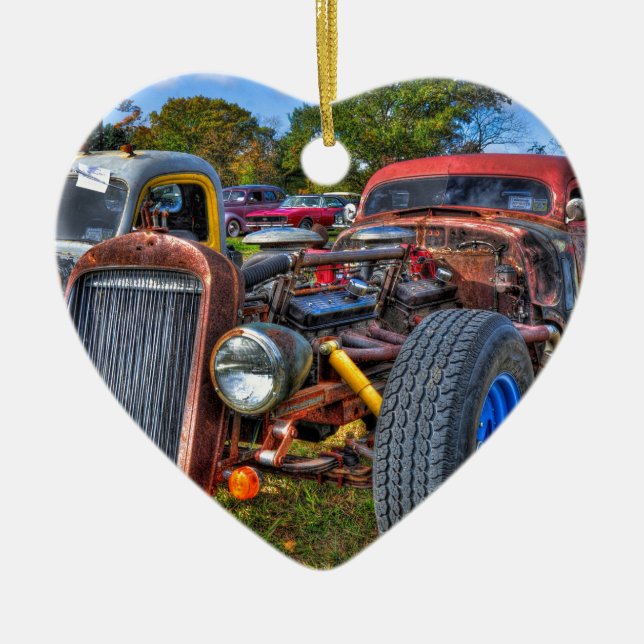Ornement En Céramique Rat Rod (Devant)